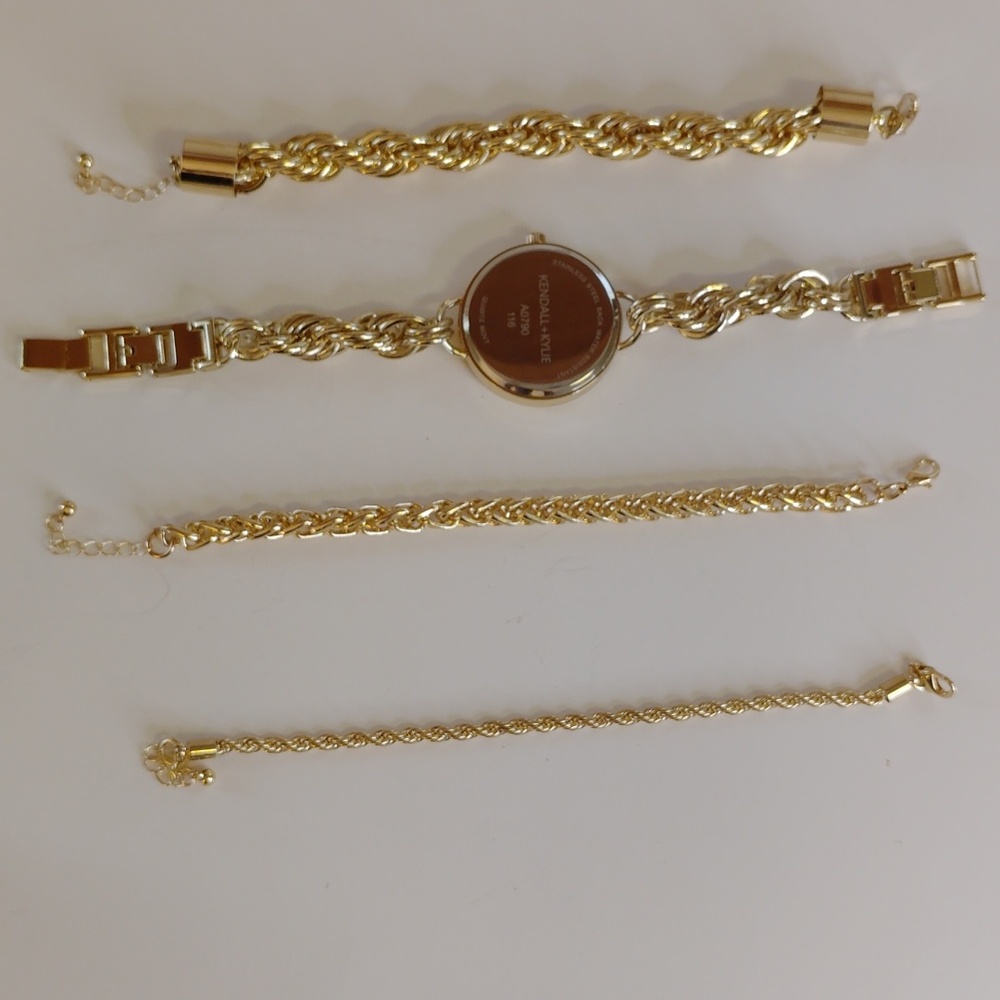 Kendall + Kylie Goldtone Watch and Bracelet Set - Picture 6 of 8